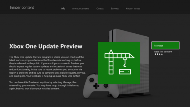 Microsoft выпустила ещё одно обновление для инсайдеров Xbox One Alpha Skip Ahead