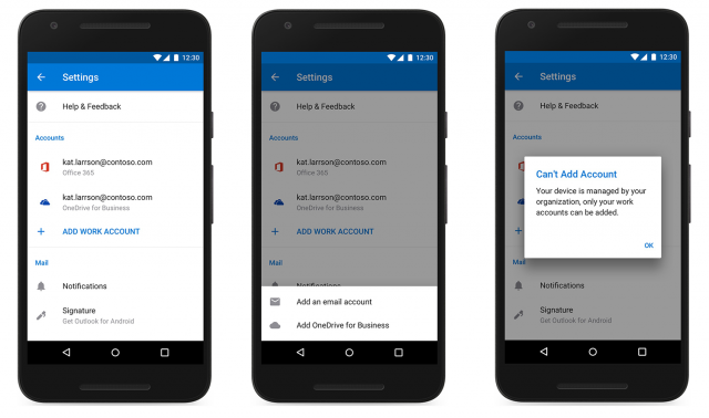 Microsoft Ignite 2018: Outlook Mobile добавляет новые функции защиты и управления предприятием
