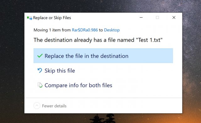 Windows 10 October 2018 Update имеет проблему с извлечением файлов из zip-архива