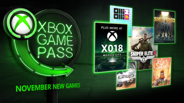 Подписчики Xbox Game Pass получат пять новых игр в ноябре