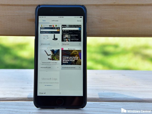 Microsoft обновила Microsoft Edge Beta для iOS