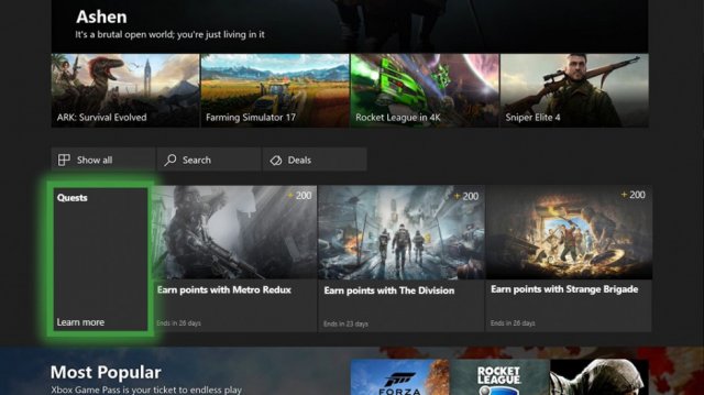 Microsoft анонсировала набор квестов для подписчиков Xbox Game Pass