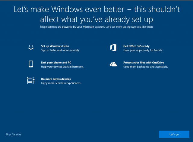 Последние сборки Windows 10 19H1 демонстрируют новое окно настройки системы