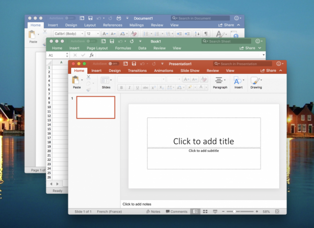 Microsoft выпустила Office 365 в Apple Mac App Store