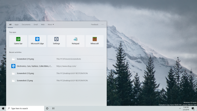 Сборка Windows 10 Insider Preview Build 18329 на видео