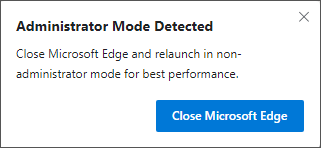 Microsoft Edge на Chromium будет демонстрировать полезное предупреждение