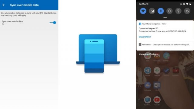 Microsoft обновила приложение Your Phone Companion на Android