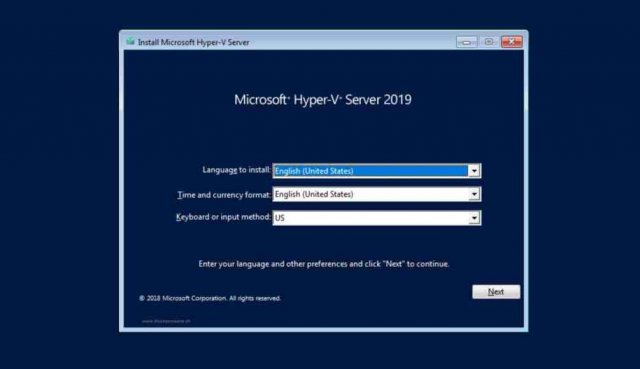 Microsoft выпустила Hyper-V Server 2019