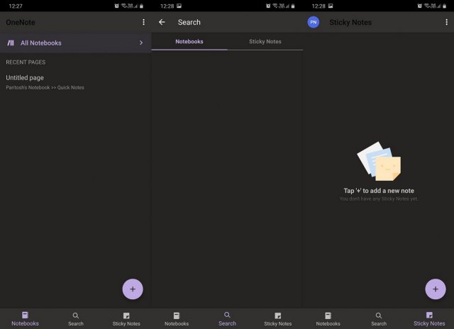 Бета-версия OneNote для Android получила тёмный режим