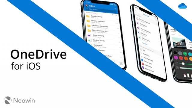 Microsoft анонсировала обновлённый дизайн OneDrive для iOS