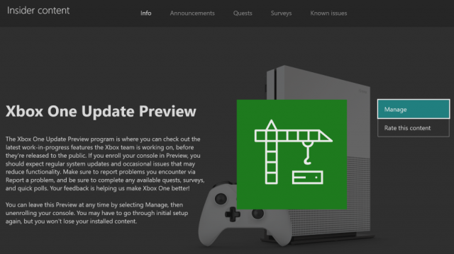 Microsoft выпустила сборку Xbox One 19H1 Build 18362.6044 для инсайдеров кольца Beta