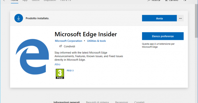 Microsoft выпустит новую версию расширения Microsoft Edge Insider