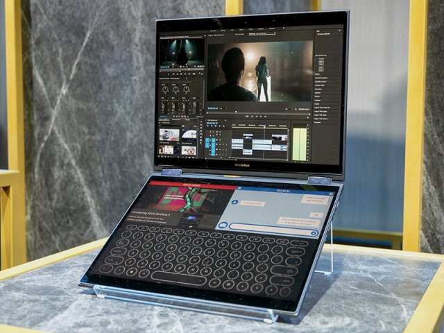 Microsoft и Intel разрабатывают стандарты для ноутбуков с двумя экранами