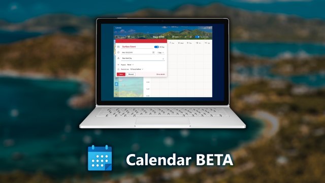 В сеть попали скриншоты нового интерфейса приложения «Календарь» для Windows 10