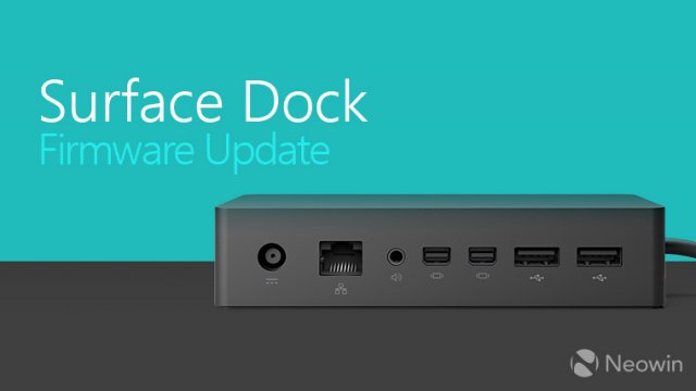 Microsoft выпустила обновление для Surface Dock