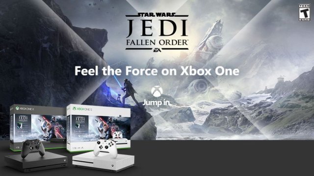 Microsoft анонсировала бандлы Xbox One c игрой Star Wars Jedi: Fallen Order