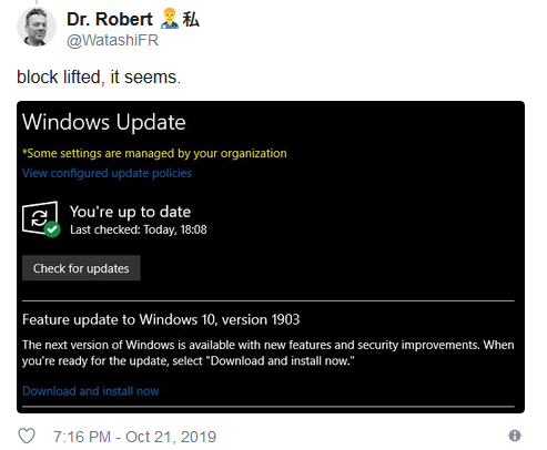 Пользователи устройств Surface Book 2 получают обновление Windows 10 May 2019 Update