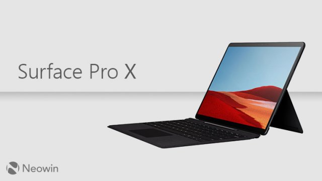 Microsoft анонсировала Surface Pro X