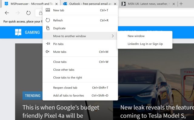 Microsoft помогает Google улучшить управление вкладками в Chrome (Обновлено)