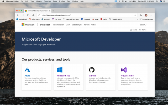 Microsoft выпустила переработанный портал для разработчиков