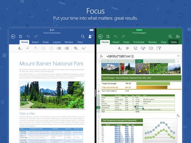 Microsoft обновила Word, Excel и PowerPoint на iOS