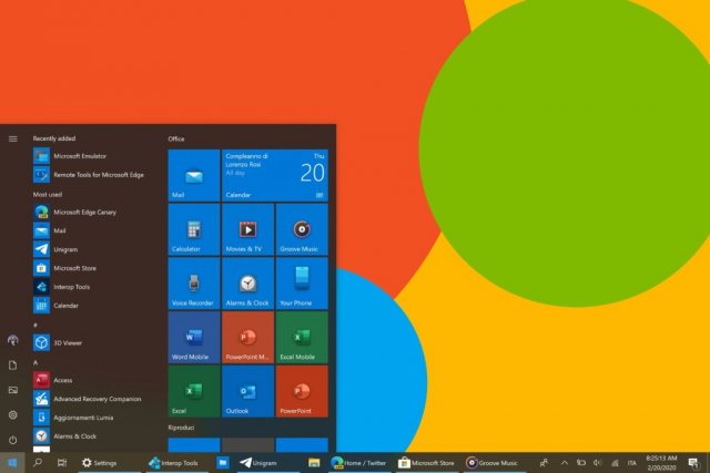Инсайдеры обычной Windows 10 получили иконки приложений от Windows 10X