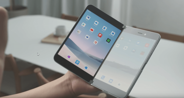 Новая функция Surface Duo продемонстрирована на видео