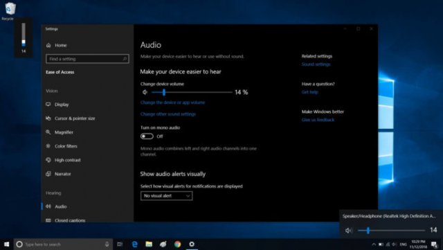 Microsoft может обновить элементы управления мультимедиа в Windows 10
