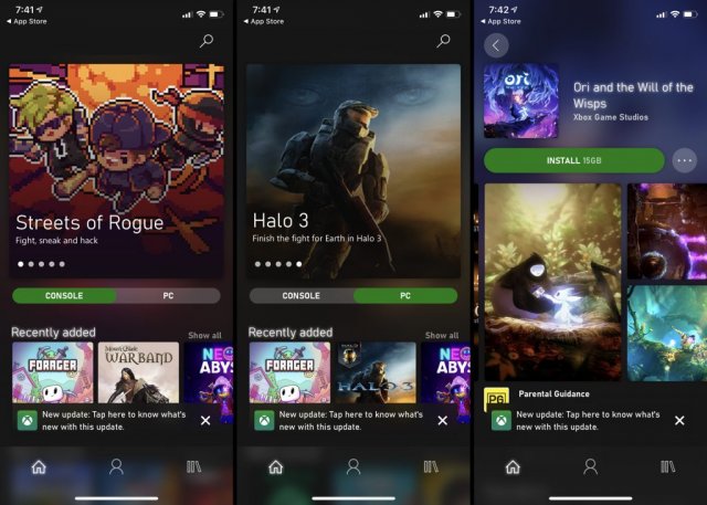 Microsoft обновила приложение Xbox Game Pass для iOS и Android