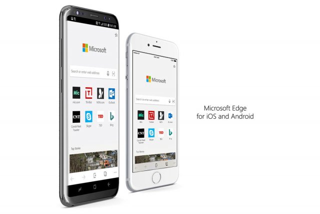 Коллекции доступны в мобильном приложении Microsoft Edge
