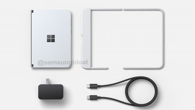 В сеть утекли рендеры Surface Duo с аксессуарами