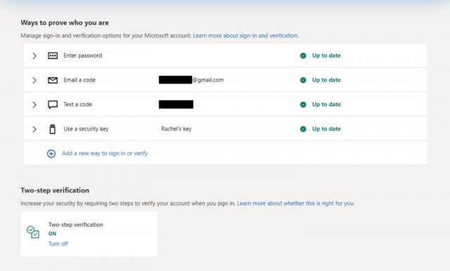 Microsoft анонсировала редизайн страницы безопасности учетной записи Microsoft