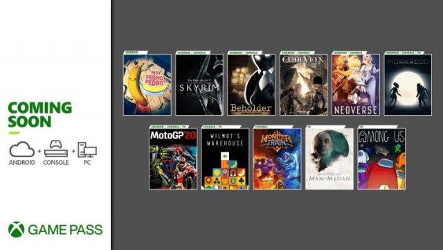 Скоро в Xbox Game Pass: The Elder Scrolls V: Skyrim, Among Us и другое