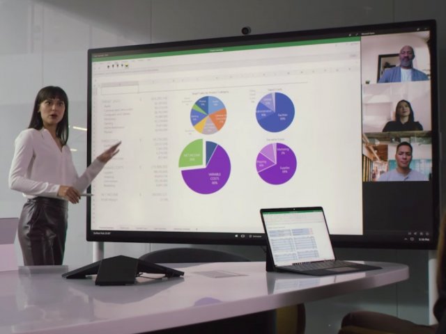 85-дюймовый вариант Surface Hub 2S теперь доступен для корпоративных клиентов
