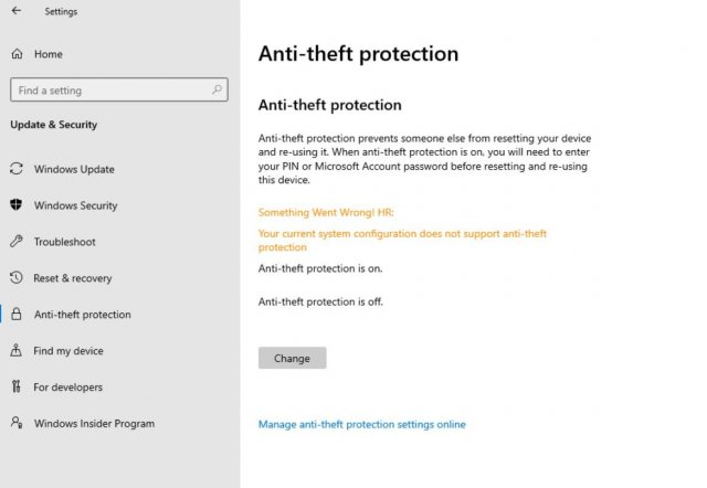 Windows 10X получит функцию «Защита от кражи»