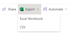 Приложение Microsoft Lists теперь поддерживает экспорт в CSV