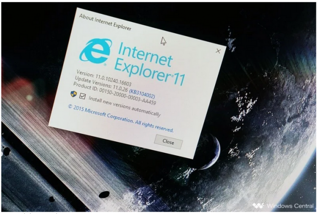 Microsoft продолжает отталкивать людей от Internet Explorer