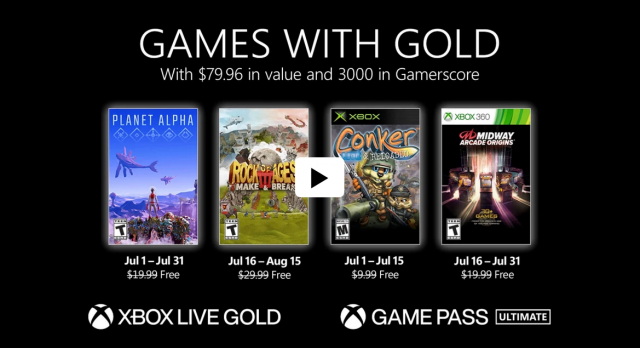 Скоро в Xbox Live Gold: Planet Alpha, Rock of Ages 3: Make & Break и другое