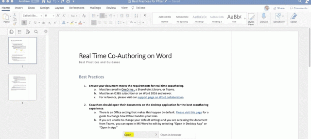 Microsoft Word позволит пользователям отслеживать собственные изменения в Windows и Mac