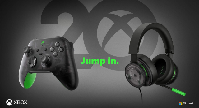 Microsoft анонсировала беспроводной контроллер и стереогарнитуру к 20-летию Xbox