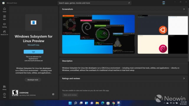 Microsoft выпустила Windows Subsystem for Linux Preview 0.50.2