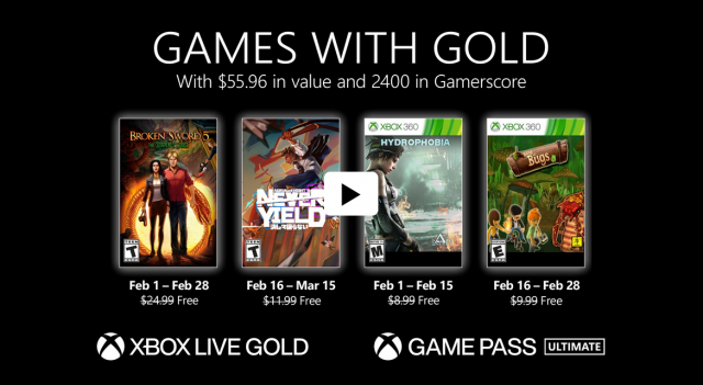 Скоро в Xbox Live Gold: Broken Sword 5: The Serpent’s Curse, Aerial_Knight’s Never Yield и другое