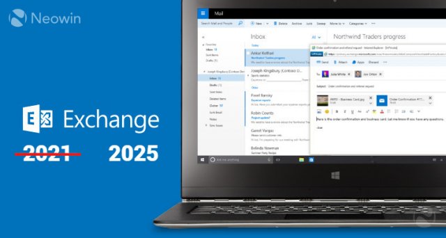 Microsoft отложила релиз следующей версии Exchange Server до 2025 года