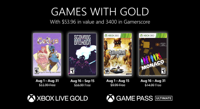 Скоро в Xbox Live Gold: Calico, ScourgeBringer и другое