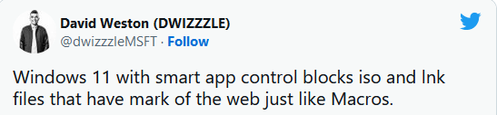 Функция Smart App Control для Windows 11 стала намного лучше блокировать потенциальные вредоносные программы
