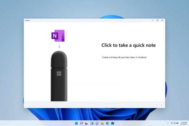 Windows 11 2022 Update позволяет создавать быстрые заметки, нажимая кнопку на Surface Pen