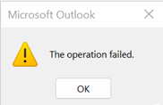 Microsoft признала ошибку в Outlook