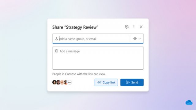 Опыт Simplified Sharing теперь доступен в приложениях и платформах Microsoft 365