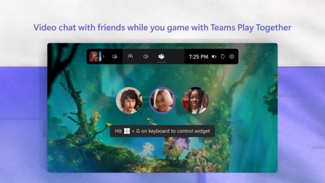 Microsoft добавляет виджет Teams Play Together в Xbox Game Bar