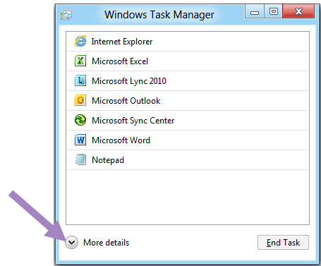 Windows 8 и новый диспетчер задач